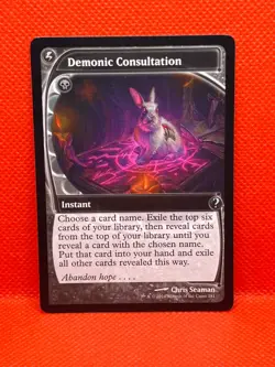 MTG Demonic Consultation(Future Sight) Mystery Booster 2 Regular - Image 1