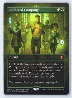 Collected Company (Borderless) 72 Mythic Special Guests Magic: The Gathering NM - Image 1