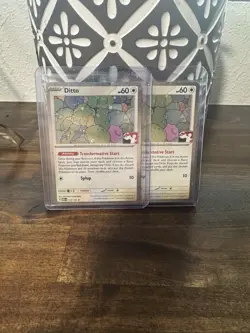 Ditto Pokemon Prize Pack Series 6 Promo Pokemon Card NM/LP Play Stamp Mew 151 - Image 1