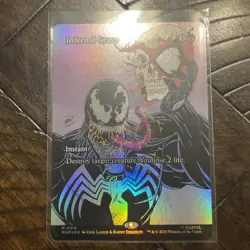 Infernal Grasp Magic: The Gathering Marvel Holographic Card 0018 - Image 1