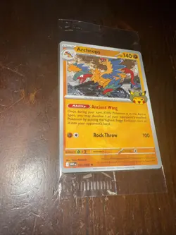 Exclusive Pokemon Chicago Field Museum Fossil Exhibit Archeops Promo Card SEALED - Image 1
