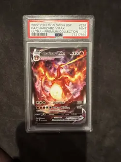 Pokemon Charizard VMAX SWSH261 Sword & Shield Promo Holo Full Art PSA 9 2022 - Image 1