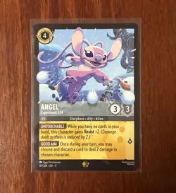 Disney Lorcana Winterspell Angel Experiment 624 #191/204 Legendary - Image 1