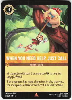 When You Need Help Just Call 32/204 Wilds Unknown Disney Lorcana - Image 1
