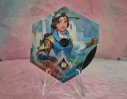 Disney Lorcana TCG Belle Lore Counter Archazia's Island League Promo New - Image 1