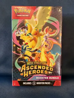 Pokemon TCG Mega Evolution Ascended Heroes Booster Bundle Pack *Factory Sealed* - Image 1