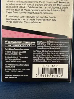 Pokemon TCG Mega Evolution Ascended Heroes Booster Bundle Pack *Factory Sealed* - Image 4