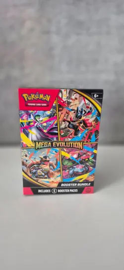 Pokemon TCG: "Mega Evolution" Booster Bundle 6 Packs (New, Factory Sealed) - Image 1