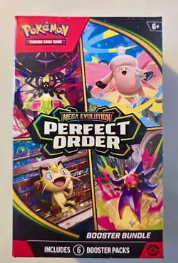 Pokemon TCG Mega Evolution Perfect Order Booster Bundle – Factory Sealed 🔥 - Image 1