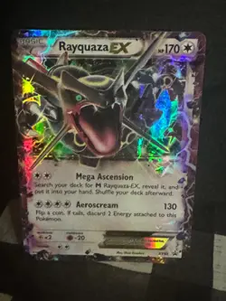 Pokemon TCG Rayquaza EX (Shiny) XY69 XY Promos Holo Promo 170 HP English - Image 1