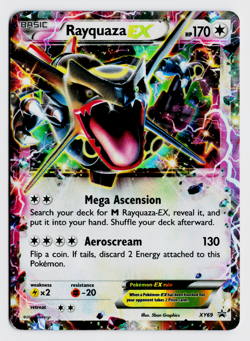 Rayquaza EX XY69 Pokemon TCG XY: Black Star Promo MP - Image 1
