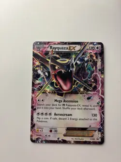 Pokemon TCG Rayquaza EX XY69 XY Black Star Promo Holo Card NM Condition - Image 1