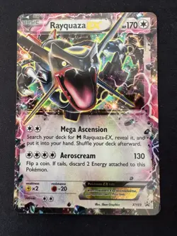 Pokemon TCG Rayquaza EX XY69 XY Black Star Promo Holo Card NM/LP Condition - Image 1