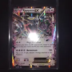 Pokemon TCG XY Rayquaza Ex XY69 Holo Promo Jumbo Card Nm - Image 1