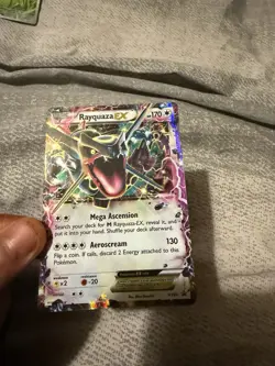 Pokemon TCG Rayquaza EX XY69 XY Black Star Promo Holo Card NM Condition - Image 1