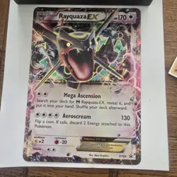 Pokemon TCG Rayquaza EX XY69 XY Black Star Promo Holo Card NM Condition JUMBO - Image 1