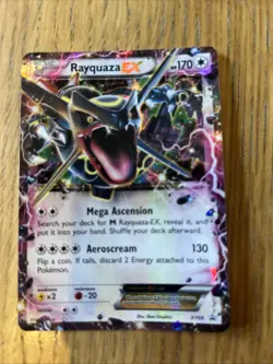 Pokemon TCG Rayquaza EX XY69 XY Black Star Promo Holo Card - Image 1