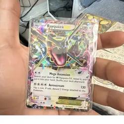 Pokemon TCG Rayquaza EX Promo Full Art Holo XY69 XY Promo English Basic 170 HP - Image 1
