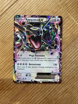 Pokemon TCG Rayquaza EX XY69 XY Black Star Promo Holo Card NM/LP Condition - Image 1
