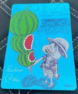 One Piece Natsucomi 2026 Meta Kira Card Monkey D.Luffy - Eiichiro Oda Signature - Image 2