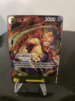 Sanji Offline Regional Participant 2024 OP03-102 One Piece Card English Promo - Image 1