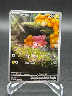 Pawmi 226/091 Full Art Illustration Rare Pokemon Card Paldean Fates NM - Image 1