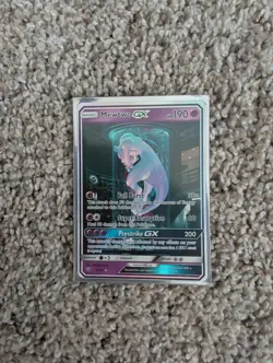 Mewtwo GX Shining Legends 78/73 Secret Rare Full Art Holo Pokemon Card - Image 1