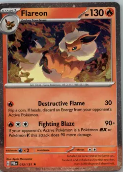 Flareon - (Cosmos Holo) 013/131 Holo Rare Miscellaneous Cards & Products NM - Image 1