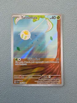 Pokemon TCG Tarountula Illustration Rare Card Scarlet & Violet Base Set 199/198 - Image 1