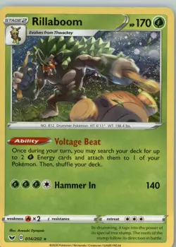 Rillaboom - (Cosmos Holo) 014/202 Holo Promo Miscellaneous Cards & Products NM - Image 1