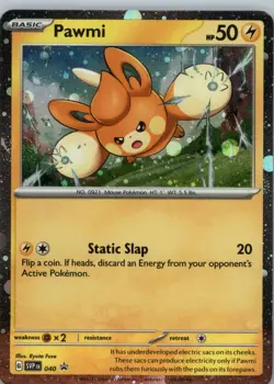 Pawmi - (Cosmos Holo) 040 Holo Promo SV: Scarlet & Violet Promo Cards NM - Image 1