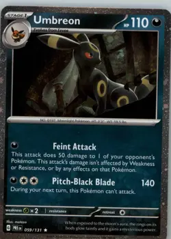 Umbreon - 059 (Cosmos Holo) 059/131 Holo Rare Miscellaneous Cards & Products NM - Image 1