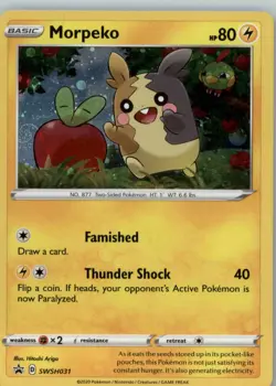 Morpeko - SWSH031 Holo Promo SWSH: Sword & Shield Promo Cards NM - Image 1