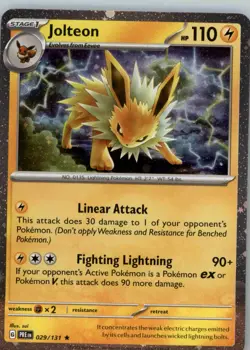 Jolteon - (Cosmos Holo) 029/131 Holo Rare Miscellaneous Cards & Products NM - Image 1