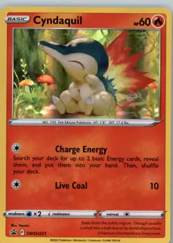 Cyndaquil - SWSH221 Holo Promo SWSH: Sword & Shield Promo Cards NM - Image 1