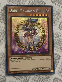 DARK MAGICIAN GIRL 1ST EDITION PRISMATIC SECRET RARE MP22-EN268 YUGIOH! Card TCG - Image 1