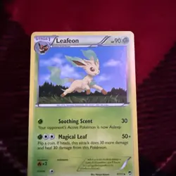 Leafeon 7/111 XY - Furious Fists Rare Stage 1 Regular 90HP Pokemon TCG Card - Image 1