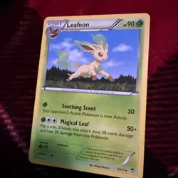 Leafeon 7/111 XY - Furious Fists Rare Stage 1 Regular 90HP Pokemon TCG Card - Image 2