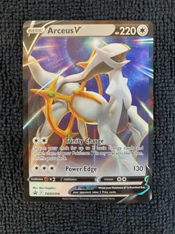 Pokemon Arceus V SWSH306 Black Star Promo Card Trainers Toolkit 2023 NM - Image 1