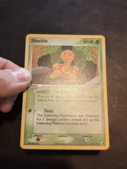 POKEMON TCG UNCOMMON CARD SHUCKLE 47/115 EX UNSEEN FORCES NM/VLP - Image 2