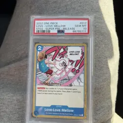 2022 One Piece Super Pre Release ST03-017 Love-Love Mellow PSA 10 Boa Luffy - Image 1