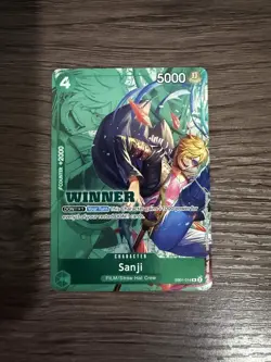Sanji EB01-014 Tournament Winner Stamped One Piece English Alternate Art - Image 1