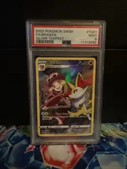 Braixen TG01/TG30 Swsh12: Sword & Shield - Silver Tempest PSA Mint 9 - Image 1
