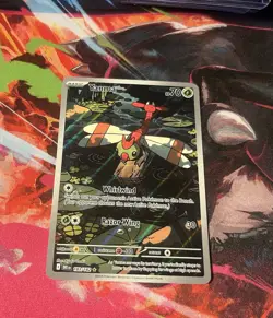 Pokemon TCG Yanma Destined Rivals Full Art Rare Card 183/182 - Image 1