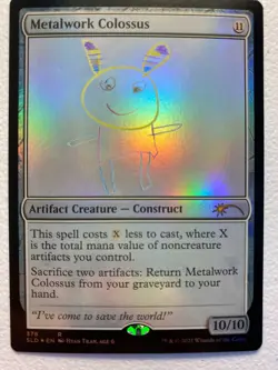 MTG 1x Metalwork Colossus # 378 Secret Lair Drop Magic the Gathering Card x1 NM - Image 1
