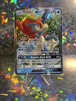 Keldeo GX 47/236 Unified Minds Ultra Rare Pokemon Card - Image 1