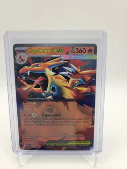 Mega Charizard Y EX Pokemon TCG Card 360 HP English Mega Standard Size - Image 1