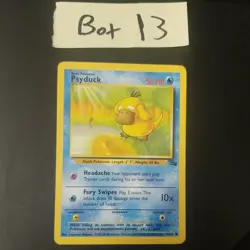 PSYDUCK - Fossil Set - 53/62 - Common - Pokemon Card - Unlimited Edition - LP - Image 1