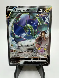Rayquaza V Alternate Full Art Card 194/203 - NM - Image 1