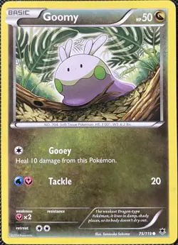 Goomy 75/119 XY - Phantom Forces Regular - Pokemon Card - Image 1